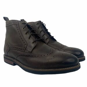 Nunn Bush Odell Wingtip Rust Dress Boots